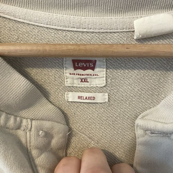 Levi’s Rugged Relaxed Henley Crewneck Sweatshirt Deer Yellowstone XXL - Picture 5 of 9